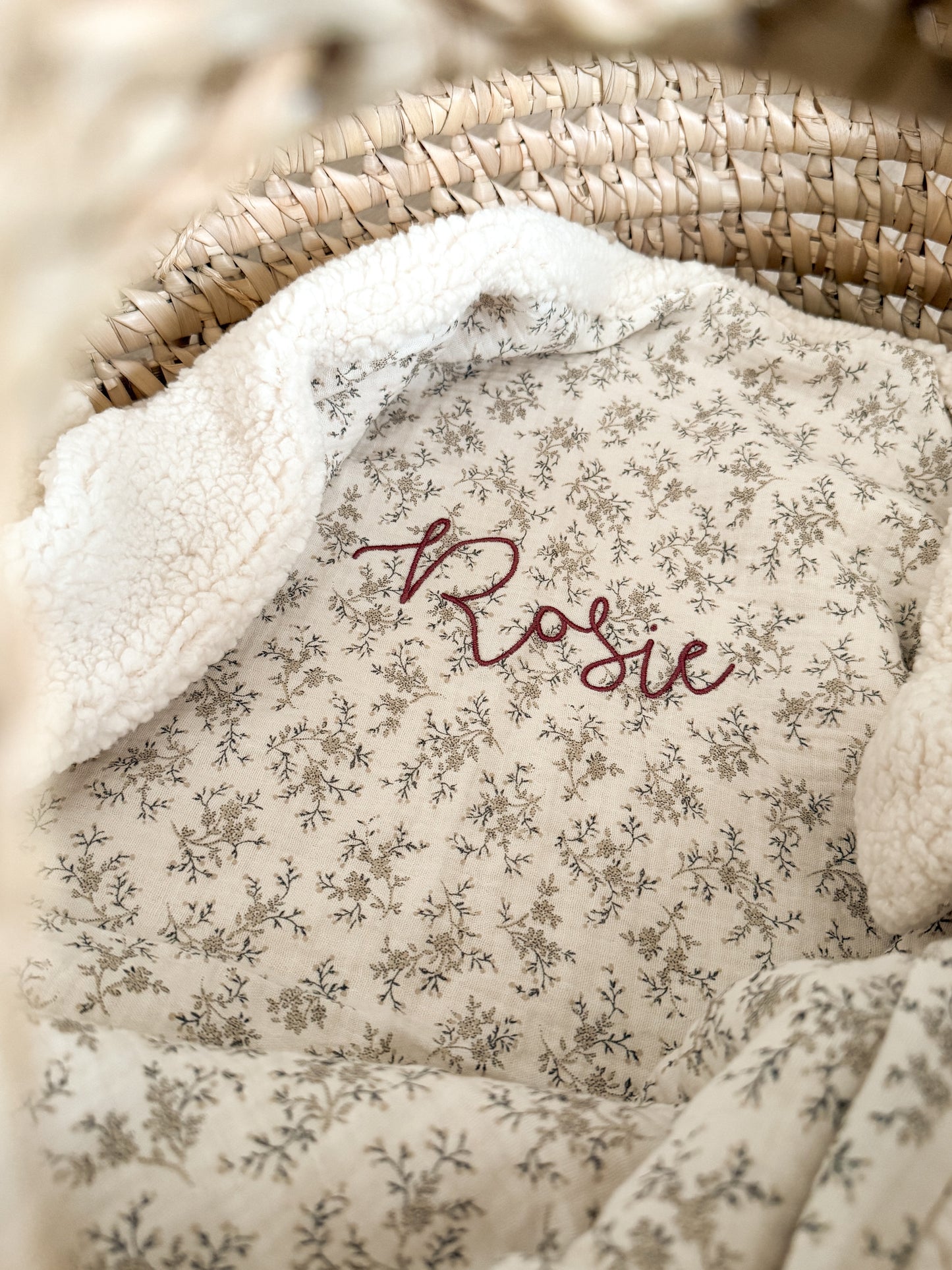 Couverture hiver FLEURIE