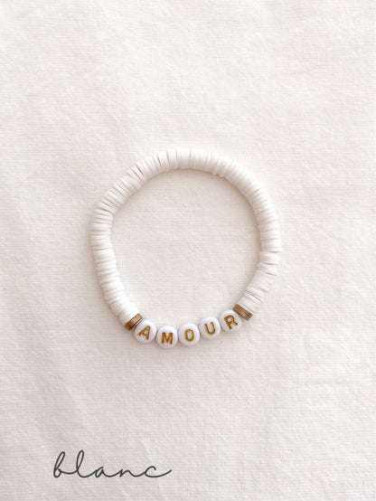 Bracelet heishi personnalisé