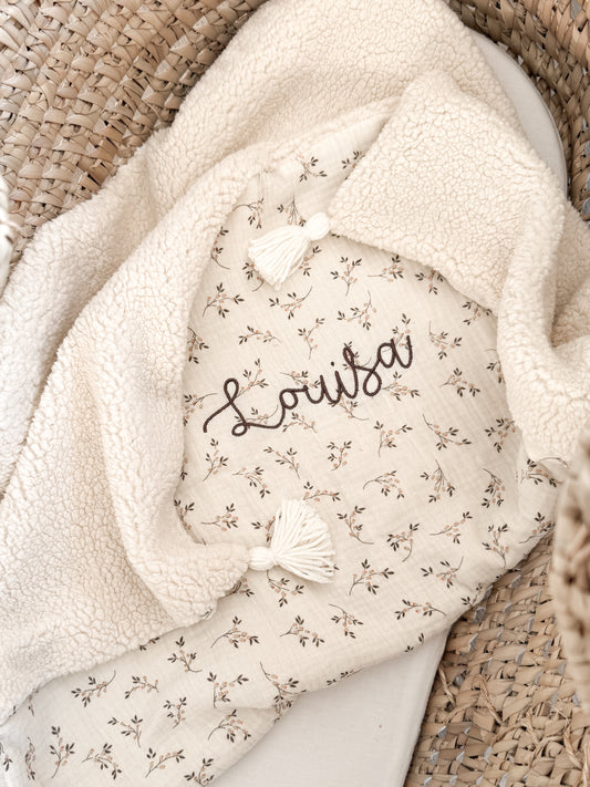 Couverture personnalisable feuillage