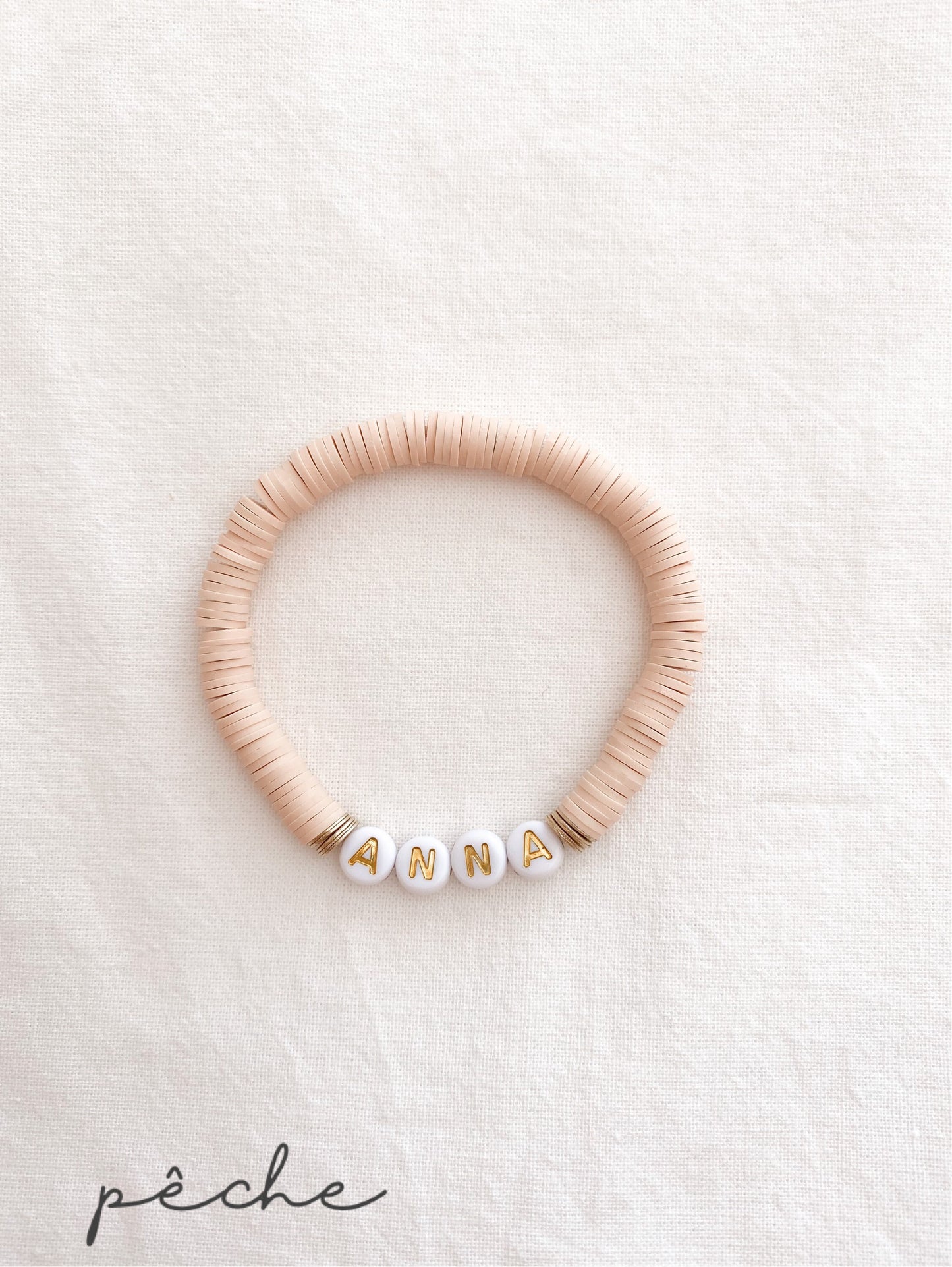 Bracelet heishi personnalisé