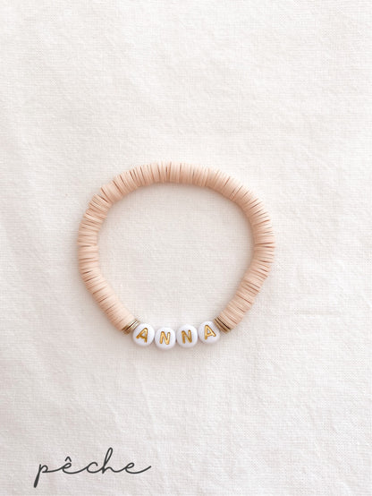 Bracelet heishi personnalisé