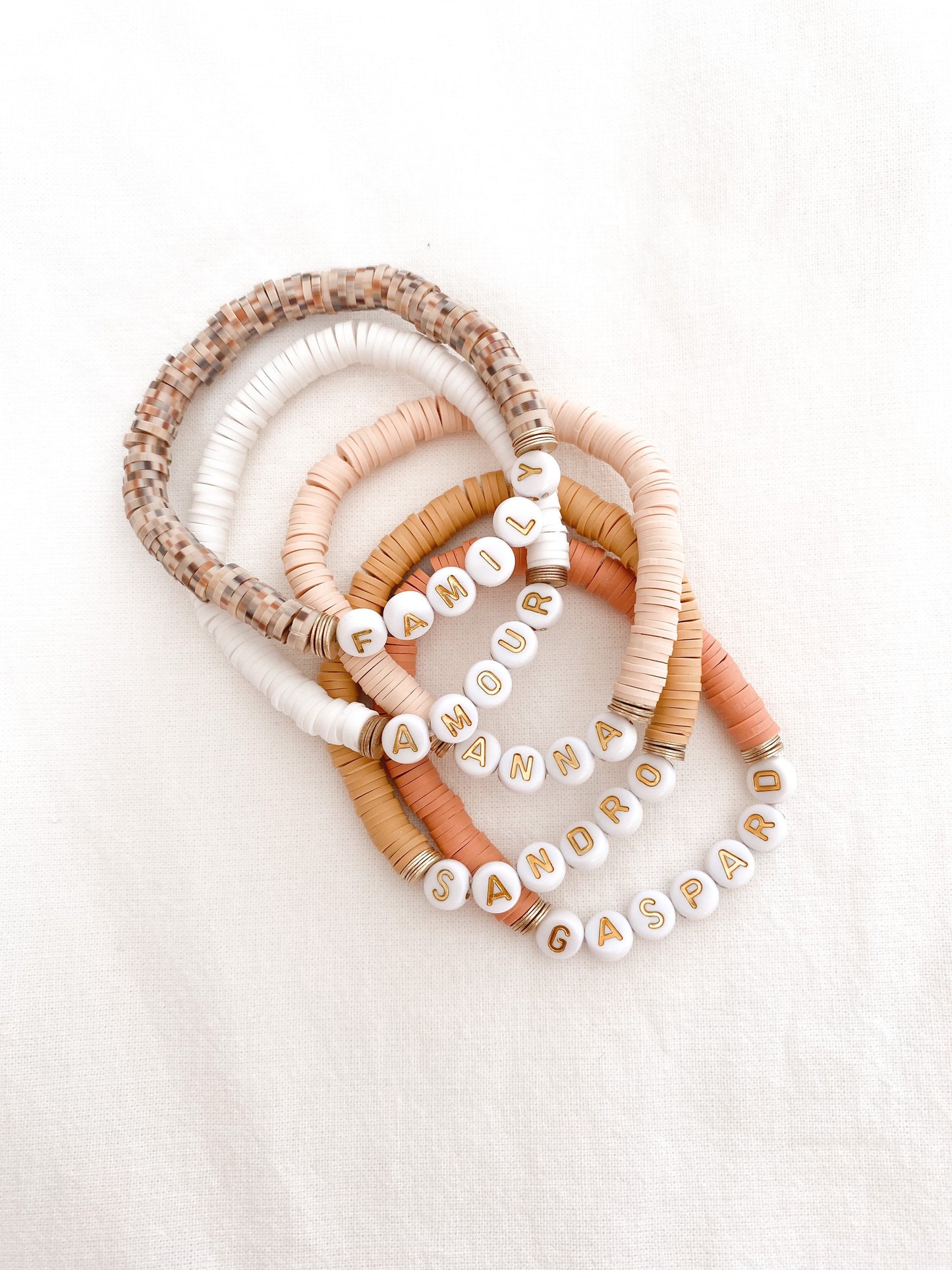 Bracelet heishi personnalisé