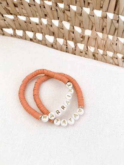 Bracelet heishi personnalisé