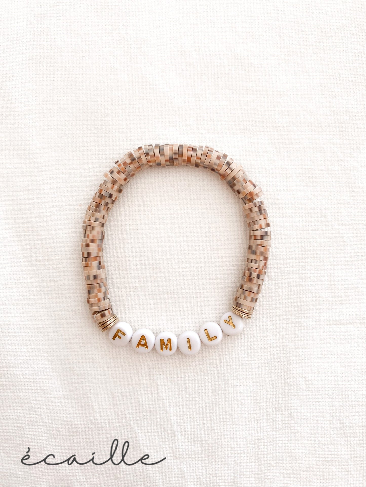 Bracelet heishi personnalisé