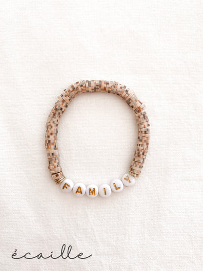 Bracelet heishi personnalisé