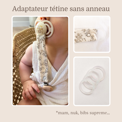 Attache-tétine personnalisable