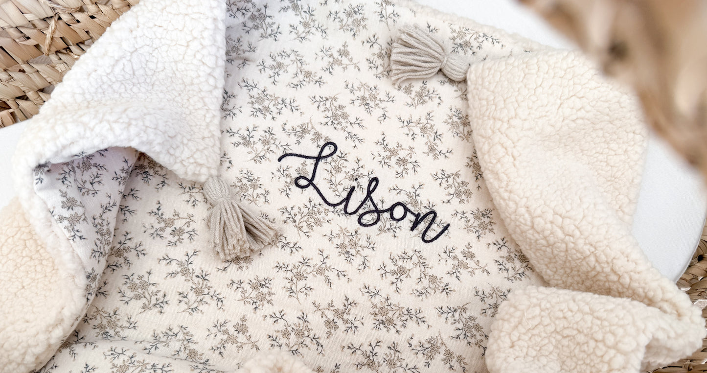 Couverture hiver FLEURIE