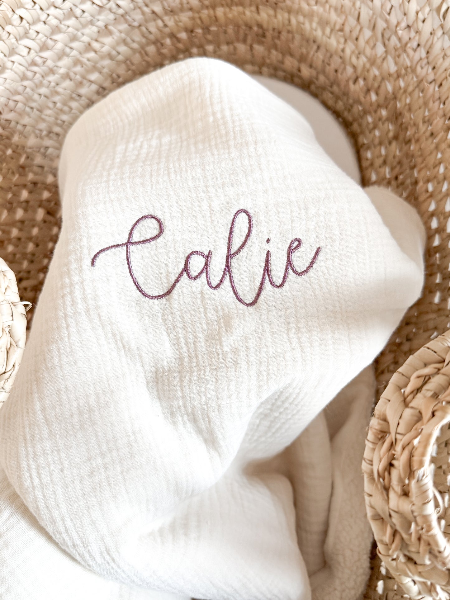 Couverture hiver CRÈME