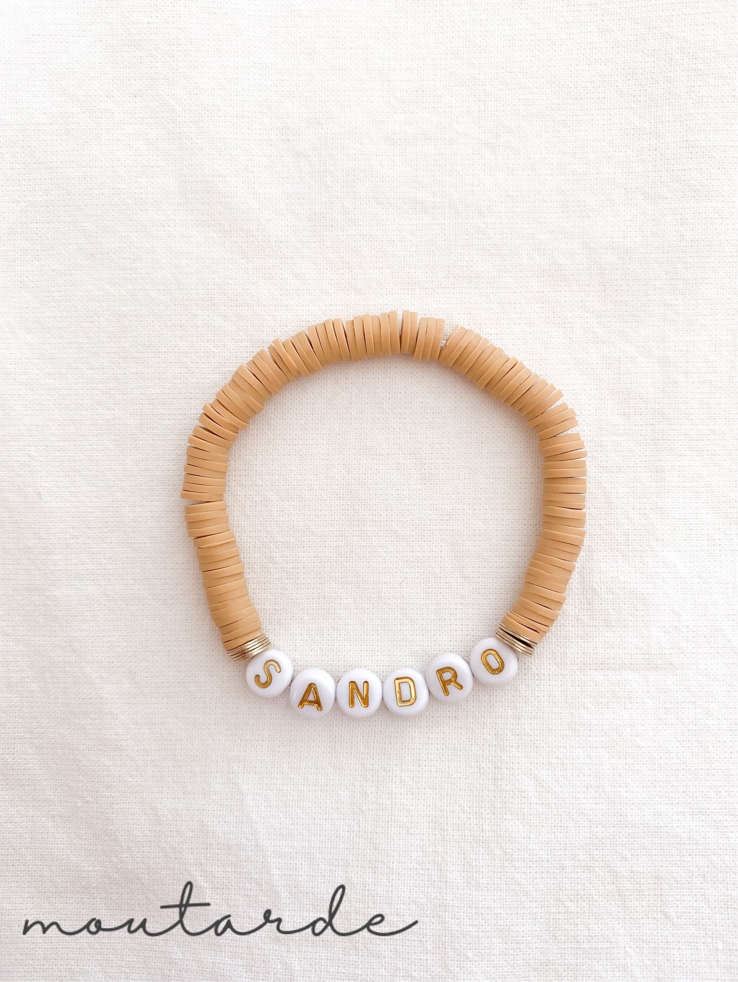 Bracelet heishi personnalisé